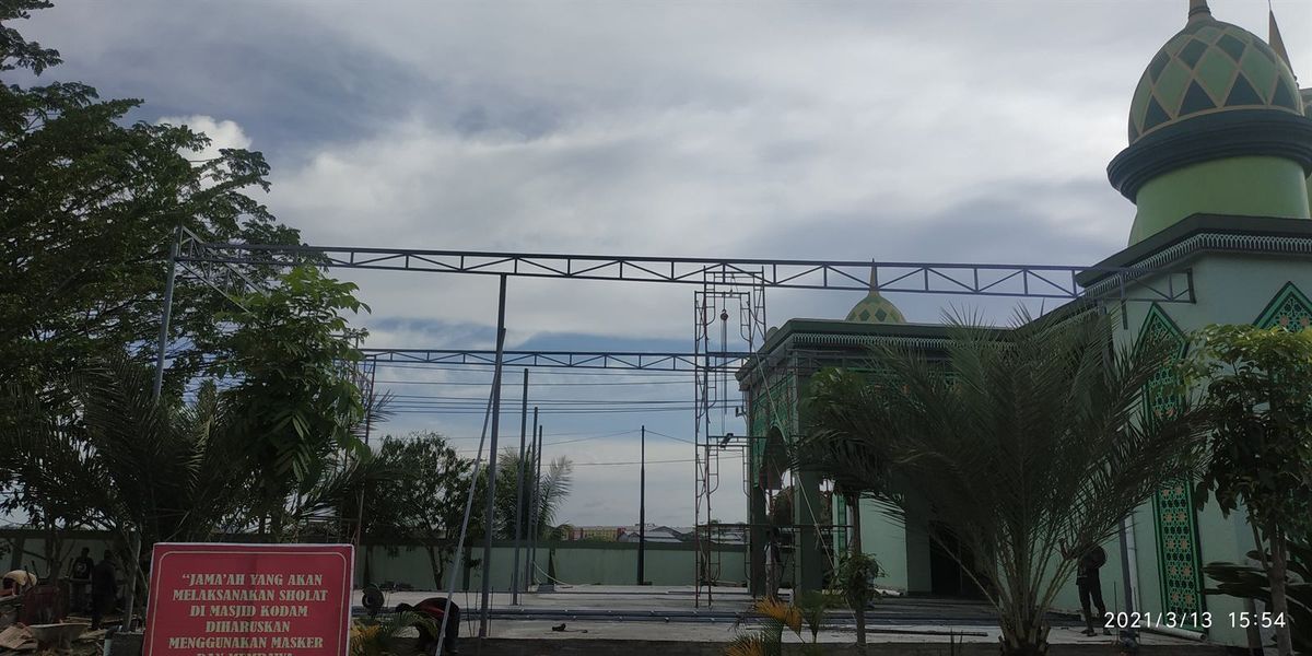 kanopi makodam - Dokumentasi Proyek
